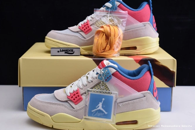 Official Maikesneakers Ice Jordan Union 4 Retro Air Guava DC9533-800 0727